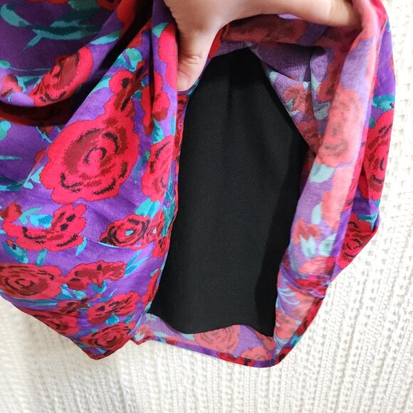 Zara Printed Frog Button Mini Dress Women's Size Large - Picture 13 of 15